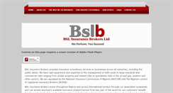 Desktop Screenshot of bslb.com.ng