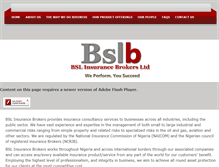 Tablet Screenshot of bslb.com.ng